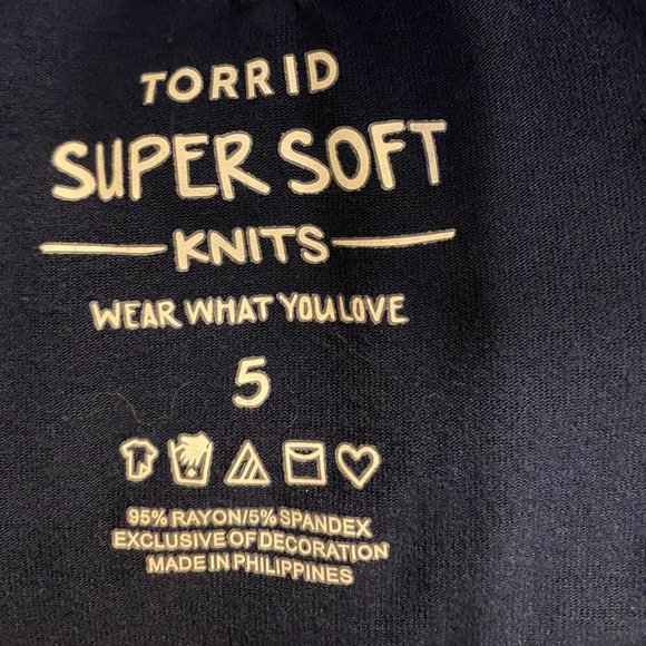 Torrid Super Soft Lace Inset Tank Top Plus Size 5X - Picture 4 of 4